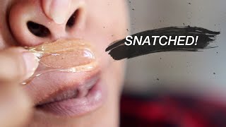 HOW TO WAX YOUR UPPER LIP  Sugar Hair Removal at Home ladystache [upl. by Aracal291]