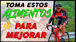 5 ALIMENTOS para MEJORAR en el CICLISMO 🖐🏼 ALIMENTACION CICLISMO ✅ [upl. by Atkinson]