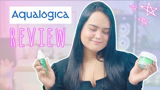 AQUALOGICA HYDRATE GEL MOISTURIZER amp SERUM REVIEW  MAITRAYEE HALDER [upl. by Schmeltzer]