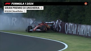 🏎 F1  LIVE Qualifiche GP Ungheria 🇭🇺 [upl. by Alpheus]