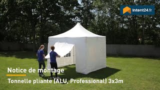 Montage 3x3 m  Tonnelle pliante Professional [upl. by Aihsel838]