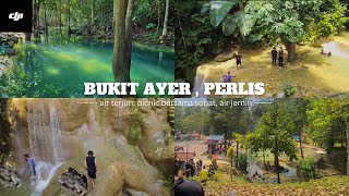 vlog  picnic di BUKIT AYER PERLIS ⛰️ ada air terjun [upl. by Kort]