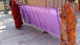 Saree Rolling Polishing and Drywash training 35 [upl. by Averil]