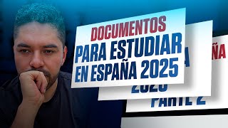 Documentos para estudiar en España con una BECA  Omar Llerena [upl. by Roi]