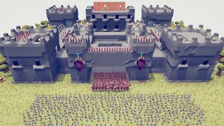 King Brothers Medieval Castle Defense Mission in TABS Map Creator Totally Accurate Battle Simulator [upl. by Vaughan955]