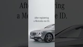 Mercedes me Explained  Pair your vehicle using QR code [upl. by Bronder65]