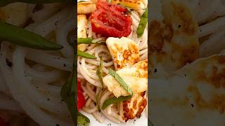 Creamy Halloumi Pasta 🍝 [upl. by Elena]