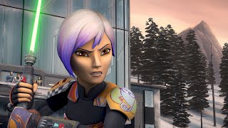 Sabine Wren vs Gar Saxon 4K HDR  Star Wars Rebels [upl. by Efrem521]