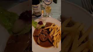 friptură de căprioară  Rehbraten roast venison yummy viral subscribe🥰foryoufypage reelsfood [upl. by Faus]