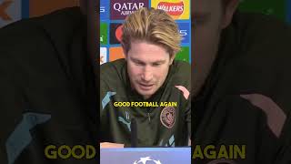 KEVIN DE BRUYNE RESPONDS TO A QUESTION REGARDING HIS CONTRACT THE FUTURE WELL SEE [upl. by Unity]