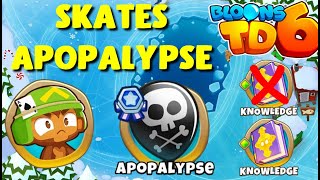 BTD6  5 WAYS TO BEAT APOPALYPSE MODE ON SKATES MAP [upl. by Sawyor18]