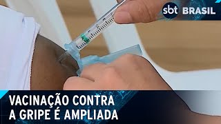 Ministério da Saúde amplia vacinação contra gripe  SBT Brasil 010524 [upl. by Ayela]