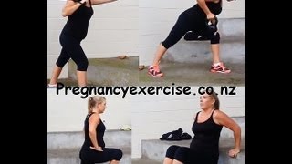 Pregnancy Exercise Second Trimester 20 weeks Twin Pregnancy [upl. by Fidela801]