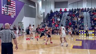 Tuscola Warriors vs GCMS Falcons Varsity Boys Basketball Highlights [upl. by Cattier]