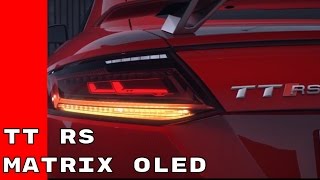 2017 Audi TT RS Matrix OLED Lights [upl. by Nevla]