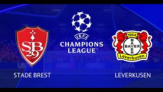 Stade Brest vs Bayer 04 Leverkusen  Matchday 3  UEFA Champions League 202425  EAFC 25 Preview [upl. by Sheelagh203]