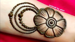 stylish Arabic mehndi designs front hand  easy mehndi  mehandi ka design  full hand mehndi [upl. by Asyla758]