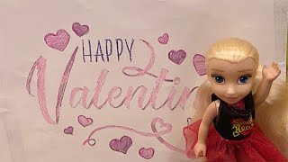 Elsia and Ania  Valentines Day  Card Making [upl. by Goldie]