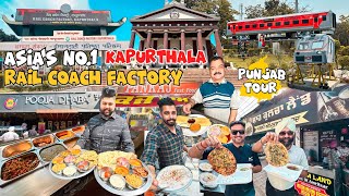 Punjab Tour Ep13  Rail Coach Factory Kapurthala  Punjab Street Food Kapurthala Punjab [upl. by Mabel807]