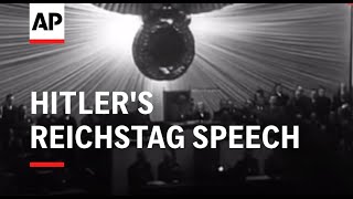 Hitlers Reichstag Speech [upl. by Eegnat697]