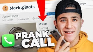 MENSEN OP MARKTPLAATS IRRITEREN PRANKCALL  Djallas [upl. by Tertius]