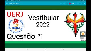 UERJ 2022 questão 21  Durante a atual pandemia da covid19 uma universidade realizou um estudo com [upl. by Names748]