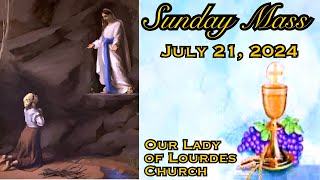 Sunday Mass  July 21 2024  Fr Kevin Thompson Our Lady of Lourdes Church [upl. by Anirahs560]