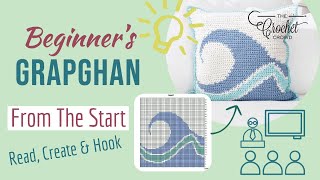 Left Hand Crochet Graphghan for Beginners  The Crochet Crowd [upl. by Arvin]