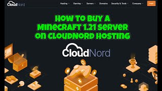 How to Buy and Set Up a 121 Minecraft Server on CloudNord Hosting Vanilla or Modded [upl. by Udella]