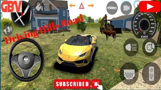 Lamborghini Car Driving Hills Road 🛣️ ll Indian Car Game Simulator 3D game car gaming [upl. by Sperry]