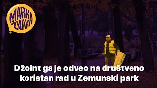 Džoint ga je odveo na društveno koristan rad u Zemunski park [upl. by Hamann602]