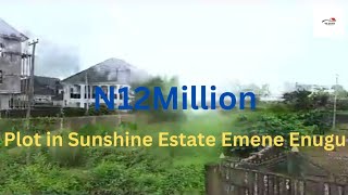 Inside a N12M 7500 Plot in Sunshine Estate Emene Enugu [upl. by Novad]