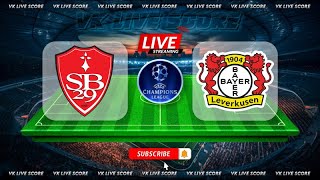 Stade Brestois 29 vs Bayer 04 Leverkusen 🔴Live Match Today⚽🎬 [upl. by Leah]