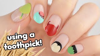 MINIMALIST NAIL ART  5 Spooky Monster Designs For Halloween [upl. by Kelam]