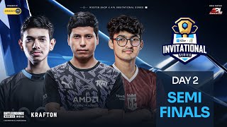 APL x ROOTER SHOP INVITATIONAL SERIES BGMI  Semi Finals Day2  Ft iQOOSOUL godlike tx etc [upl. by Arahat]