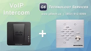 VoIP Intercom  Cisco SPA112 and Bogen ADP1 [upl. by Fermin]