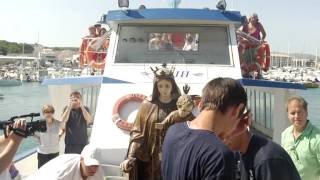 Procesión Marinera de la Virgen del Carmen  LEscala 2012  Emilio Pérez Delgado [upl. by Eizzik]