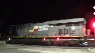 100124  Nighttime railfanning in Vandalia Illinois [upl. by Eseuqcaj]