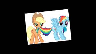 Applejack and Rainbow Dash Edit  mlp shorts edits [upl. by Akinohs]