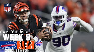 Buffalo Bills vs Cincinnati Bengals  2023 Week 9 Game Highlights [upl. by Staw]