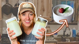 The EASY Way to Make Homemade Yogurt with fewer dishes [upl. by Scammon]