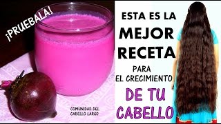 ESTA ES LA MEJOR RECETA PARA EL CRECIMIENTO DE TU CABELLO Pruebala ya [upl. by Treiber]