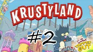 KC Plays  The Simpsons Tapped Out  Krustyland  Part 2 [upl. by Giacopo]