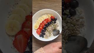 How to make overnight oatshealthy breakfast recipeshortsvideo shorts overnightoats oats [upl. by Ryun435]