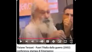 Tiziano Terzani  Fuori lItalia dalla guerra 2002 [upl. by Verne469]