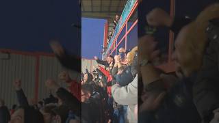 WALSALL FANS GO BERSERK AFTER LATE GOAL AGAINST CREWE ALEXANDRA SHORTS [upl. by Aeki]