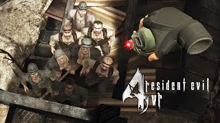 RESIDENT EVIL 4 VR  3 Bullying nos Ganados [upl. by Aitnic]