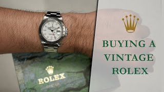 Buying my first Vintage Rolex a birth year watch [upl. by Puto]