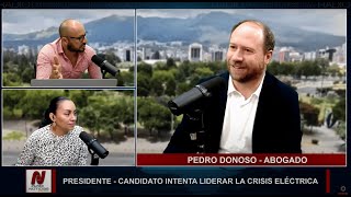 Radio Pichincha  Presidente  candidato intenta liderar la crisis eléctrica [upl. by Acila340]