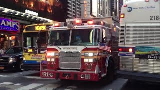 1 Million Views Special FDNY Responding Compilation 6 Blazing Sirens amp Loud Air Horns Throughout NYC [upl. by Guglielma]